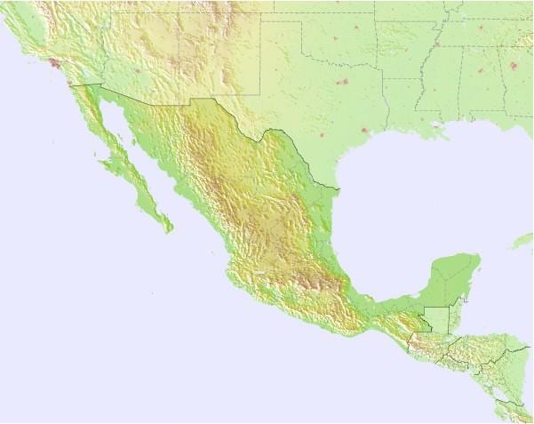 map of Mexico পূর্বাভাস