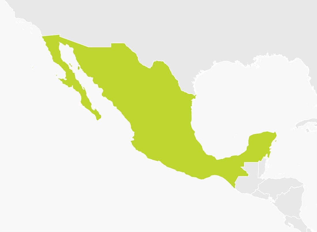 map of Mexico png