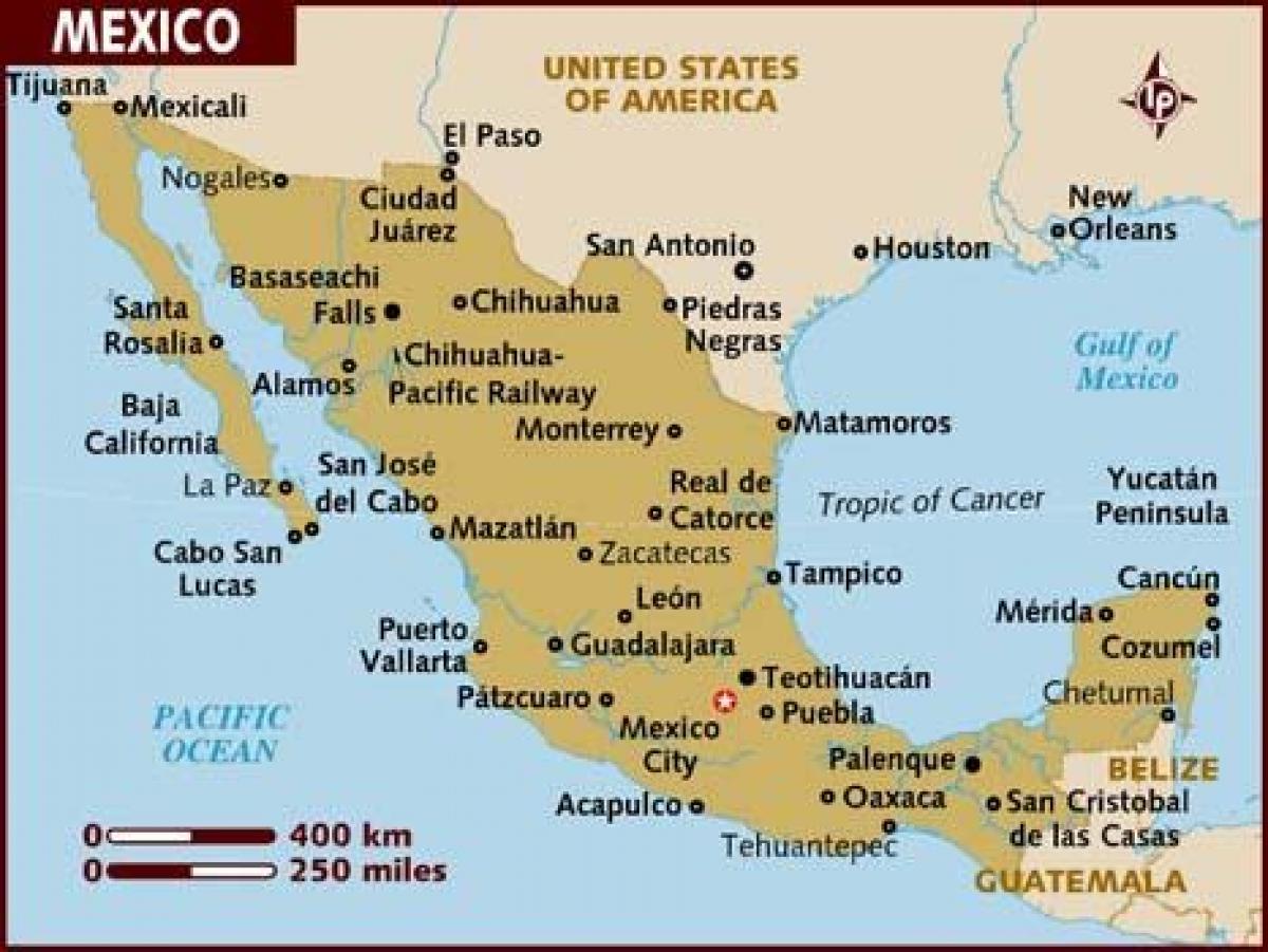 map of Mexico ইমেজ