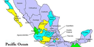 মানচিত্র ভ্যালি অফ মেক্সিকো