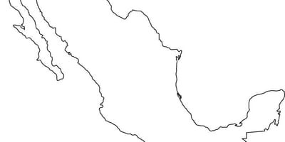 মেক্সিকো সীমারেখা মানচিত্র